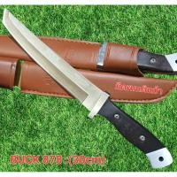 ราคา อุปกรณ์เดินป่ามีดพกเดินป่าด้ามไม้ใบเลสซองหนังมีดพกพา:BUCK.878.(30cm)มีดพกพาเดินป่าใช้งานอเนกประสงค์ (29509211068)
