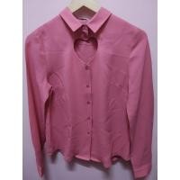 ราคา ถ743(ข59)ส14เสื้อเชิ้ตคอปกใส่แต่งงานเว้ารูปหัวใจสีขมพูหวานๆใส่ออกงานได้งานป้ายjaspalป้ายติดxsรอบอก:34"รอบเอว:"เส (56500794943)