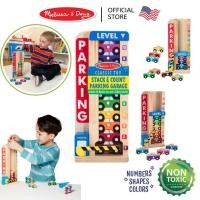ราคา (ของแท้ USA) ของเล่นนับเลข บวกลบเลข Stack & Count Parking Garage Melissa & Doug ของเล่นรถ 5182 (687700645)