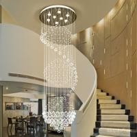 ราคา โคมไฟระย้าคริสตัล โคมไฟระย้าคริสตัลบันได โคมไฟระย้าคริสตัลแบบดูเพล็กซ์ โคมไฟคริสตัลแบบแขวน ไฟบันไดหมุนวิลล่า QUOV (27953108768)
