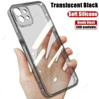 ราคา สําหรับ Xiaomi 11 Lite 5G NE นุ่มโปร่งแสงซิลิโคนสีดํายืดหยุ่นกันกระแทก TPU คริสตัล Clear Cover ผิว scratch-proof Jelly กรณี (57551676849)