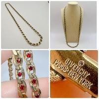 ราคา สร้อยคอยาว เส้นใหญ่ วินเทจ แบรนด์ Givenchy แท้ ยาว 25 นิัว (29975371143)