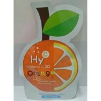 ราคา HY-C VITAMIN C 50 MG วิตามินซีรสส้ม 1 ซอง 20 เม็ด (18978) (7337972976)