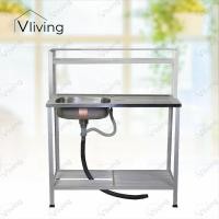 ราคา Vliving ซิ้งค์ล้างจาน อ่างล้างจาน สแตนเลส 2 ชั้น มีบน 100cm สะดือตะกร้าใหญ่ (1549432655)