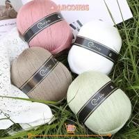 ราคา ARCOIRIS ถักมือเส้นด้าย, ลูกไม้บางผ้าไหมแท้เส้นด้ายฝ้าย, อุปกรณ์ถักนุ่มเส้นด้ายโครเชต์สําหรับโครเชต์ถักเสื้อกันหนาวผ้าคลุมไหล่ (45100807275)