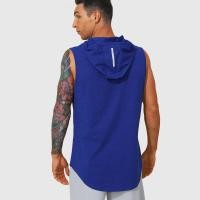 ราคา เสื้อกั๊กผู้ชายระบายอากาศได้ดี แห้งไว กันหนาว มีหมวกและแขนกุด เหมาะสำหรับวิ่งและการออกกำลังกาย (41572990771)