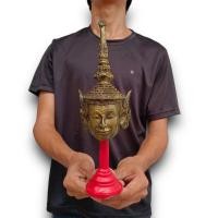 ราคา พระประโคนธรรพ ดุริยางค์ สีทองเก่า กว้าง 3นิ้ว สูง 7นิ้ว เนื้อเรซิ่น sumpatichami_ppk) (28459955460)