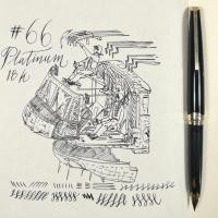 ราคา #066 Platinum Pocket 18K Gold Nib Fountain Pen : ปากกาหมึกซึม Platinum Pocket 18K (7646260240)