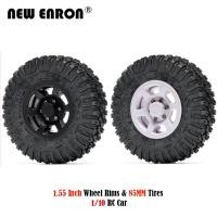 ราคา 4 ชิ้น 1.55 นิ้ว Beadlock พลาสติกล้อขอบยาง 85 มม. RC ยางสำหรับรถตีนตะขาว RC 1/10 RC4WD D90 TF2 Tamiya LC80 MST JIMNY Axial (52400462346)