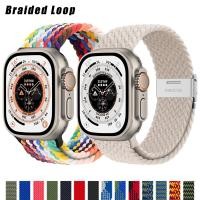 ราคา สายนาฬิกาข้อมือไนล่อนถัก สําหรับ Apple Watch 9 8 Ultra 49 มม. 44 มม. 40 มม. 42 มม. 38 มม. IWatch Series 3 4 5 SE 6 7 45 มม. 41 มม. (24153552028)