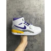 ราคา Nike Air Jordan Legacy AJ312 Jordan Strongest 3-in-1 Lakers High-Top Culture กีฬารองเท้าบาสเก็ตบอลผู้ชายผู้หญิงขนาดเดียวกัน 36-47.5 (46751516599)
