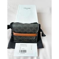 ราคา Celine business card holder tan Y.22 (27940403090)