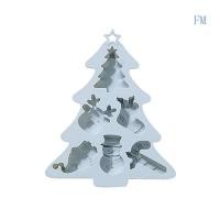 ราคา 6 หลุมต้นคริสต์มาส Snowman แม่พิมพ์เค้กซิลิโคน Elk Cane รูปร่าง Diy Candy ช็อกโกแลตแม่พิมพ์เค้กเบเกอรี่เครื่องมือ (40716144349)