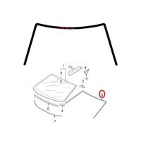 ราคา Doctor Car ยางขอบกระจกบังลมหน้า มิตซูบิชิ แลนเซอร์ EX Mitsubishi Lancer EX (12851890841)