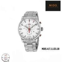 ราคา MIDO Multifort Quartz Chronograph นาฬิกาข้อมือชาย รุ่น M005.417.11.031.00 สายสแตนเลสแท้ (4871664890)