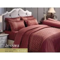 ราคา [ของแท้%] C1048 : Jessica Cotton 100% Silk Shine เครื่องนอนเจสซิก้า คอตตอน 100% ซิลค์ชายน์ (ผ้าปู 5 ฟุต, 6 ฟุต ผ้านวม) (7657943874)