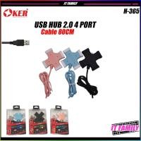 ราคา ฮับ ยูเอสบี USB HUB 2.0 4PORT OKER H-365 (16390189676)