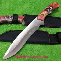 ราคา อุปกรณ์เดินป่า มีดพก มีดเดินป่า มีดพกใบตาย มีดพกโบวี่ มีดพกโคลัมเบีย D053-3Dกระโหลกไฟ-เลส USA (19867848949)
