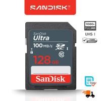 ราคา SANDISK ULTRA SD CARD 128GB SDXC UHS-I 100MB/s Class10 (SDSDUNR-128G-GN3IN) เมมโมรี่การ์ด SDCARD (6679373973)