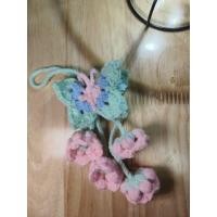 ราคา โมบายผีเสื้อชายดอกลิลลี่แห่งหุบเขา ถักไหมพรม (27541540073)