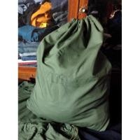 ราคา ถุงทะเล ถุงทหาร vintage military dufle bag laundry bag made in usa (7087881186)