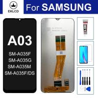 ราคา หน้าจอแสดงผล LCD พร้อมหน้าจอสัมผัสดิจิทัล สําหรับ Samsung Galaxy A03 A035 A035F DS A035M A035G (22257253716)