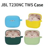 ราคา (9 สี) เคสซิลิโคนนิ่ม สีพื้น กันตก พร้อมตะขอ สําหรับ JBL Tune 230NC TWS JBL T230NC (20553328207)