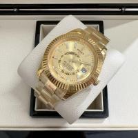 ราคา 【จัดส่งฟรี】นาฬิกาrolexของแท้ นาฬิกา Sky-Dweller Watch: 18 ct yellow gold ทำจาก ตัวเรือนทอง, m326938-0003,สินค้ารับประกัน (24711527946)