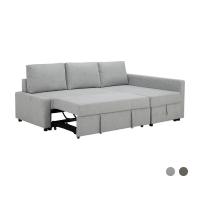 ราคา INDEX LIVING MALL โซฟาเบดผ้า L-shape รุ่นโดมิเน็ก (สามารถเลือกข้างและสีได้) (44062034325)