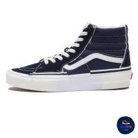 ราคา [ของแท้ ส่งไว PRE-ORDER] VANS SK8-HI RECONSTRUCT NAVY/WHITE (25322355346)