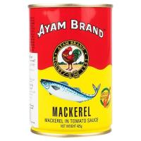 ราคา อะยัมปลาแมกเคอเรลในซอสมะเขือเทศ 425กรัม Ayam Mackerel in Tomato Sauce 425g. ✨ 8851826601139 pantry-and-ingredients (54050502036)