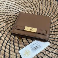 ราคา Tory Burch กระเป๋าสตางค์สั้น รุ่น LEE Radziwill Mini Wallet สีน้ำตาล mooseรหัส73584 (18677234990)
