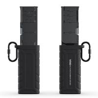 ราคา LocalCamera-TH VRIG A0142 2-in-1 เครื่องอ่านการ์ดหน่วยความจำกล่องเก็บของ 312MB/s ความเร็วสูง SD/TF กระเป๋าพกพากันน้ำกันกระแทกพร้อมคาราบิเนอร์ปลั๊ก Type-C (41673719144)