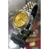 ราคา Seiko 5 Automatic mens watch datejust (SNXJ92) หน้าทองสองกษัตริย์ PP14 (29279926702)
