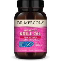 ราคา Dr. Mercola Krill Oil for Women - 2 mg Astaxanthin - MSC Certified Sustainable - Supports Brain, Skin & Immune Systems - with Omega-3s - Non-GMO, Gluten-Free & Soy-Free - 90 Capsul (57401700325)