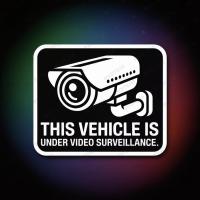 ราคา สติ๊กเกอร์ ติดรถ สติ๊กเกอร์กันน้ำCTVMA กล้องวงจรปิด CCTV Smile You're on CAMERA (40411775967)