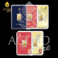 ราคา AGOLDCARE ทองคำแผ่น หนัก 1 สลึง (3.8 กรัม) ทองคำแท้ 96.5% คละแบบ คละลาย (4946725097)