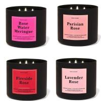 ราคา 3-Wick Candle Bath and body works rose collection (12436789122)