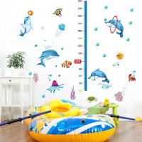 ราคา สติ๊กเกอร์ติดผนัง / สติ๊กเกอร์ติดผนัง / สติ๊กเกอร์ติดผนัง (60x90) SK9034 - PTB Dolphin (29465221026)