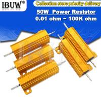 ราคา ตัวต้านทานอลูมิเนียมโลหะ 50W 50R ~ 100k 1K 2.2k 4.7k 6.8k 50k 100k 50W-1K 50W-10K 1 ชิ้น (19505873116)