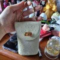 ราคา กระเป๋าใส่เข็มขัด หนังนกกระจอกเทศแท้ ไม่ตีแบรนด์ งานญี่ปุ่น มีตำหนิสีดูดตามภาพค่ะ (25366824460)