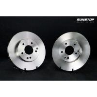 ราคา RUNSTOP รันสตอป brake disc จานเบรคหน้า แบบเรียบ ขนาดเดิม288 Mercedes Benz รุ่น W 203 C200 KOMPRESSOR ราคาต่อคู่ เบรก (17497314557)