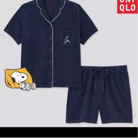 ราคา ชุดนอนยูนิโคล่ กางเกงขาสั้นUniqlo Peanuts รุ่น AIRism Pajamas Collection (23659424240)