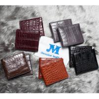 ราคา M Crocodile Leather - TTUS - กระเป๋าสตางค์หนัง จระเข้แท้ 100% กระเป๋าสตางค์ผู้ชาย (5122358097)