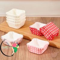 ราคา MARITA 200 ชิ้นถ้วยกระดาษเค้ก, Non-Stick อุณหภูมิสูงถาดคัพเค้กสี่เหลี่ยม, เครื่องมือขนมแบบใช้แล้วทิ้งแม่พิมพ์มัฟฟินเค้กเบเกอรี่ซับไมโครเวฟ (52851747678)