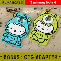 ราคา Samsung Galaxy Note 4 - Hello Kitty Monster 3D Cute Case Soft Character Casing (28879827850)