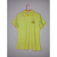 ราคา เสื้อยืดโปโลผู้หญิงสีเหลืองปักตราสัญลักษณ์ (19972518629)