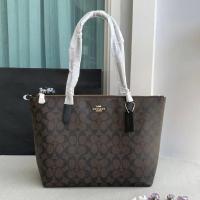ราคา Coach Zip Top Tote In Signature​ Canvas​/4455 (28882596620)