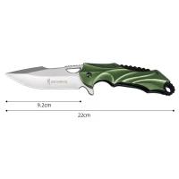 ราคา Browning Folding Hunting Knife Green Handle (24406248533)