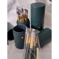 ราคา แปรงแต่งหน้า 14 ชิ้น ชุดแปรงแต่งหน้า เซตแปรงแต่งหน้า แปรงแต่งหน้าset สีเขียว (24273779072)